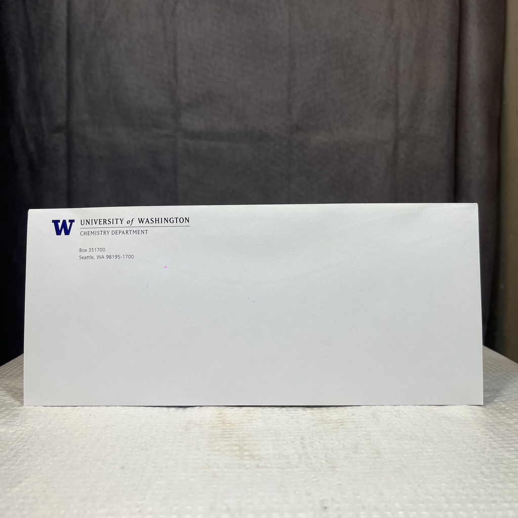 ENVELOPE, UW/CHEMISTRY 