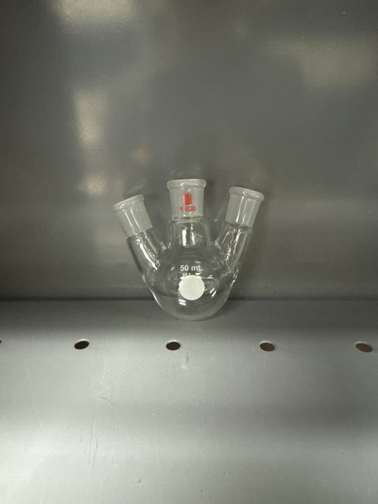 FLASK, DISTILLING 50 ML GLASS 