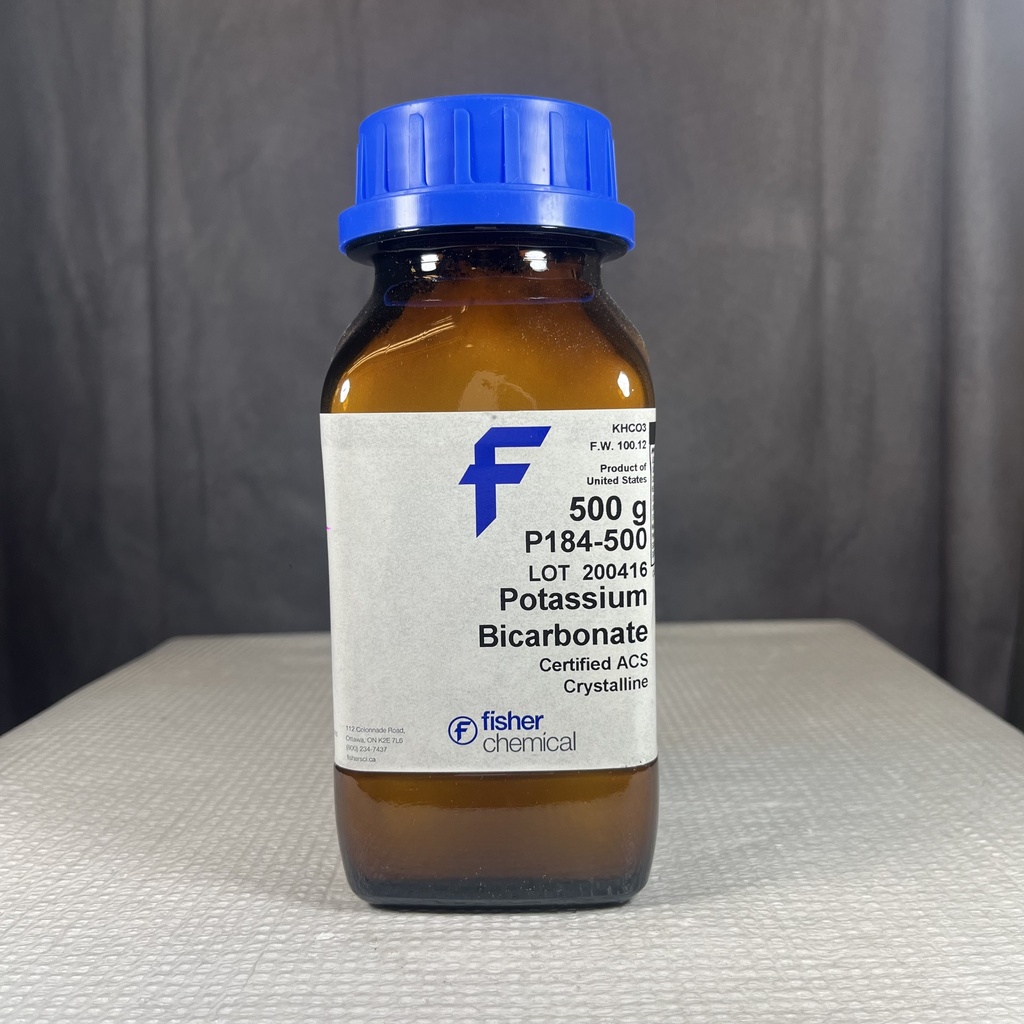 POTASSIUM BICARBONATE, 500 GM 