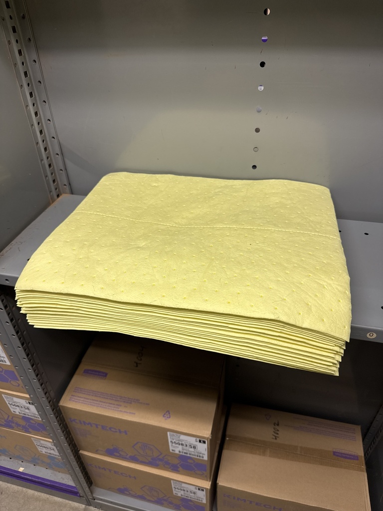 PAD, SPILL CONTROL YELLOW