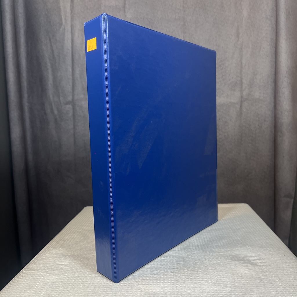 BINDER, BLUE VINYL COVER 1 IN