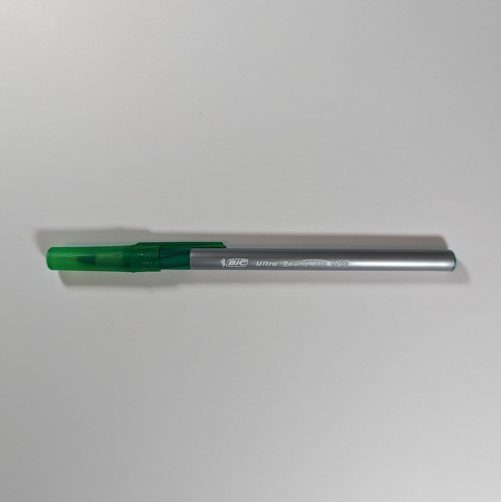 PEN, BIC GREEN MEDIUM 